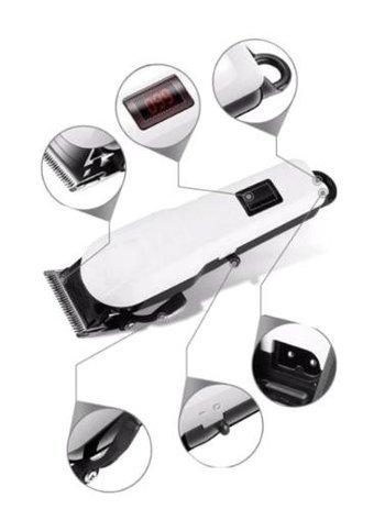 Yopigo W-1907 Saç Sakal 3 Başlıklı Çok Amaçlı Sinekkaydı Islak Kuru Tıraş Makinesi