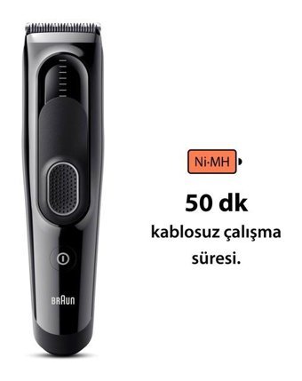 Braun HC5310 Saç 5 Başlıklı Çok Amaçlı Sinekkaydı Kuru Tıraş Makinesi