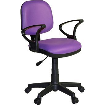 Türksit Kozmo Lux Kolçaklı Dönerli Lila Çalışma Sandalyesi