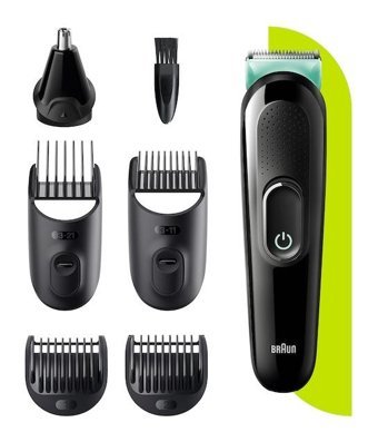 Braun MGK 3321 Vücut 5 Başlıklı Sinekkaydı Islak Kuru Tıraş Makinesi