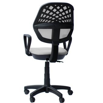 Orianna Design Kolçaklı Dönerli Beyaz Çalışma Sandalyesi