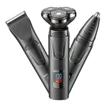 Jasper JPR-3600 Sakal 3 Başlıklı Çok Amaçlı Sinekkaydı Islak Kuru Tıraş Makinesi