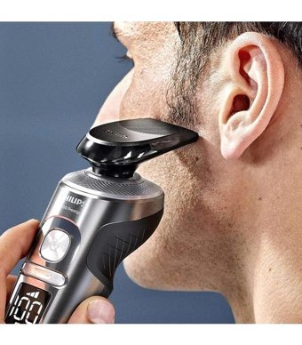 Philips NORELCO 9000 Sakal 3 Başlıklı Çok Amaçlı Sinekkaydı Islak Kuru Tıraş Makinesi