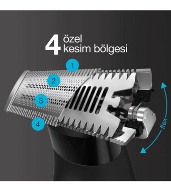 Braun XT 5100 Sakal 3 Başlıklı Sinekkaydı Kuru Tıraş Makinesi