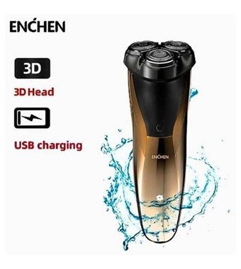 Enchen BLACKSTONE Saç Sakal 3 Başlıklı Çok Amaçlı Sinekkaydı Islak Kuru Tıraş Makinesi
