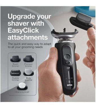 Braun 7085CC Sakal 3 Başlıklı Çok Amaçlı Sinekkaydı Kuru Tıraş Makinesi
