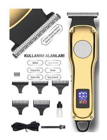 Volemi Sakal 5 Başlıklı Çok Amaçlı Sinekkaydı Kuru Tıraş Makinesi