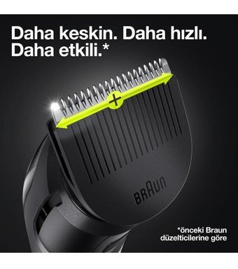 Braun MGK 3320 Vücut 5 Başlıklı Sinekkaydı Islak Kuru Tıraş Makinesi