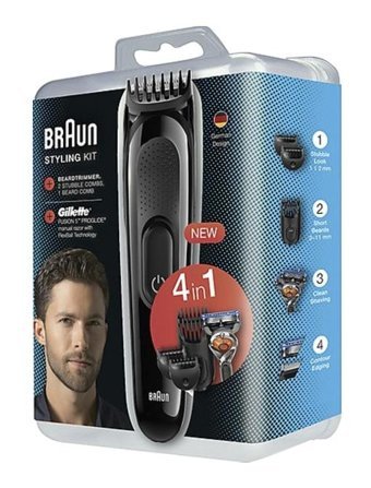 Braun SK-3000 Sakal 5 Başlıklı Sinekkaydı Kuru Tıraş Makinesi