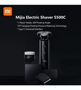 Xiaomi S500C Saç Sakal 3 Başlıklı Sinekkaydı Islak Kuru Tıraş Makinesi