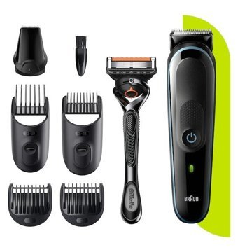 Braun MGK 3345 Vücut 5 Başlıklı Çok Amaçlı Sinekkaydı Islak Kuru Tıraş Makinesi