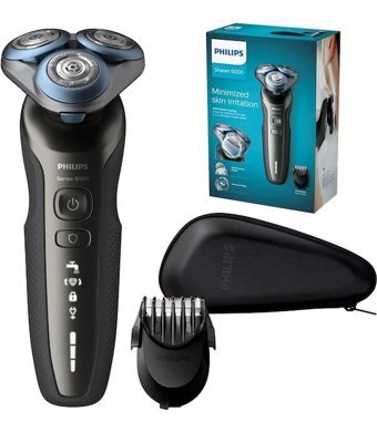 Philips NORELCO 6000 Sakal 3 Başlıklı Çok Amaçlı Sinekkaydı Kuru Tıraş Makinesi