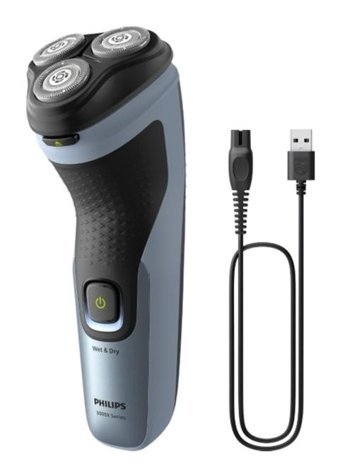 Philips X3063 Sakal 3 Başlıklı Sinekkaydı Islak Kuru Tıraş Makinesi