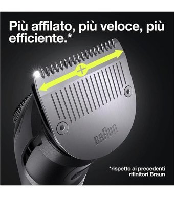 Braun BT7350 Saç Sakal 3 Başlıklı Çok Amaçlı Sinekkaydı Kuru Tıraş Makinesi