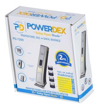 Powerdex PD-7200 Saç Sakal 5 Başlıklı Çok Amaçlı Sinekkaydı Islak Kuru Tıraş Makinesi