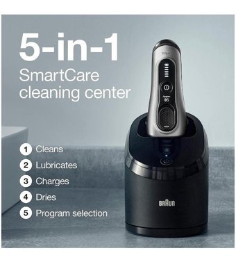Braun 8467CC Sakal 3 Başlıklı Çok Amaçlı Sinekkaydı Kuru Tıraş Makinesi