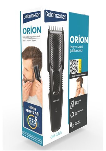 Goldmaster ORİON Saç Sakal 3 Başlıklı Sinekkaydı Kuru Tıraş Makinesi