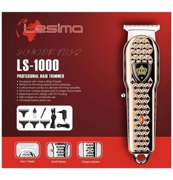 Lesima LS-1000 Saç Sakal 3 Başlıklı Sinekkaydı Kuru Tıraş Makinesi