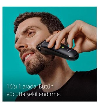 Braun MGK 7470 Saç Sakal 5 Başlıklı Sinekkaydı Kuru Tıraş Makinesi