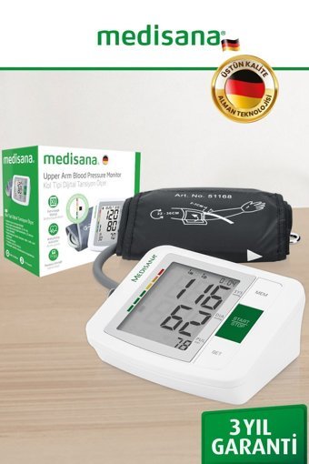 Medisana 2 Kullanıcı Koldan Tam Otomatik Tansiyon Aleti