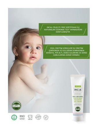 Incia Parfümsüz Parabensiz Pişik Kremi 60 ml