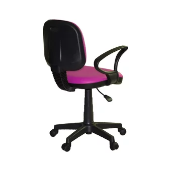 Türksit Kozmo Lux Kolçaklı Dönerli Pembe Çalışma Sandalyesi