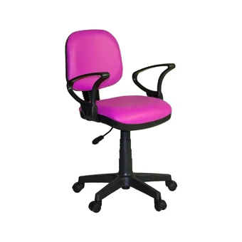 Türksit Kozmo Lux Kolçaklı Dönerli Pembe Çalışma Sandalyesi