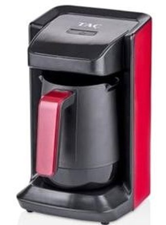 Taç Harman 1 Hazneli 5 Fincan 600 W Kırmızı Türk Kahvesi Makinesi