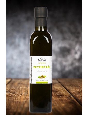 Nurbal Organik Soğuk Sıkım Cam Sızma Zeytinyağı 500 ml