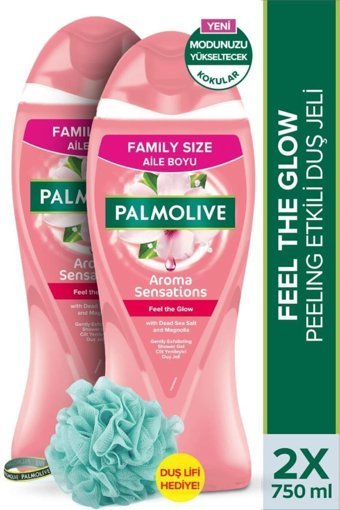 Palmolive Aroma Sensation Feel Glow Amber Çiçeği Özü Nemlendirici Duş Jeli 2x750 ml