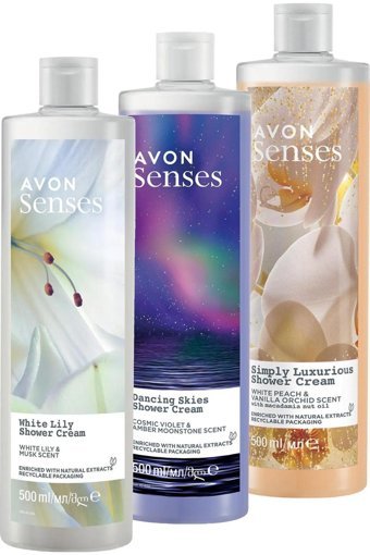 Avon Senses Beyaz Zambak Duş Jeli 500 ml