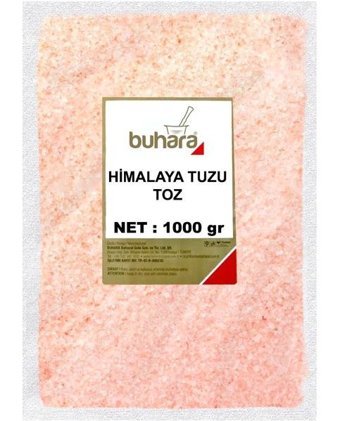 Buhara İyotsuz Toz Himalaya Tuzu Paket 1 kg