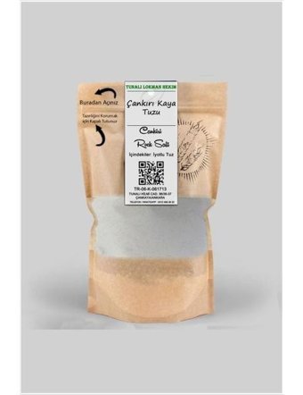 Tunalı Lokman Hekim Çankırı İyotlu Toz Kaya Tuzu Paket 250 gr