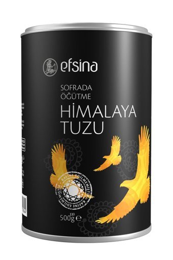 Efsina Öğütme İyotsuz Kristal Himalaya Tuzu Değirmen 500 gr