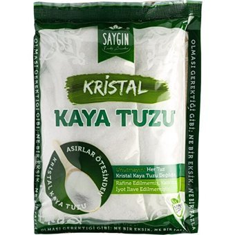 Saygın Mineralli İyotsuz Kristal Sofra Tuzu Paket 500 gr