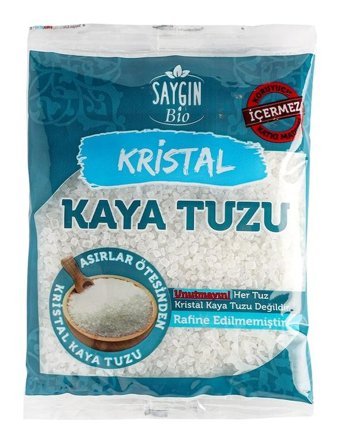 Saygın Sofralık İyotsuz Kristal Kaya Tuzu Paket 500 gr