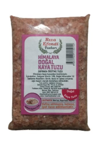 Rıza Efendi Tuzları İri İyotsuz Kaya Himalaya Tuzu Paket 1 kg