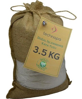 Technopa İyotsuz Kristal Kaya Tuzu Torba 3.5 kg