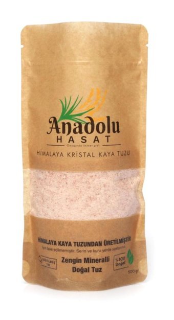 Anadolu Mutfağı İyotlu Kristal Himalaya Tuzu Paket 500 gr