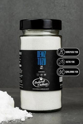 Baharat Dükkanı İyotsuz Toz Deniz Tuzu Şişe 500 gr