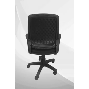 Porziyon Comfy Kolçaklı Dönerli Siyah Çalışma Sandalyesi