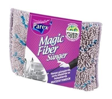 Parex Magic Fiber Tekli Bulaşık Süngeri