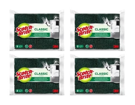 Scotch Brite Tırnak Koruyucu Oluklu 4x2'li Bulaşık Süngeri
