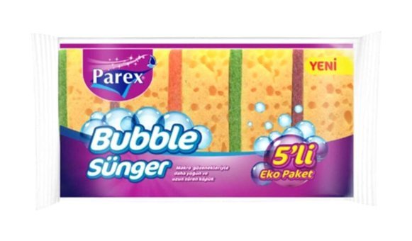 Parex Bubble 5'li Bulaşık Süngeri