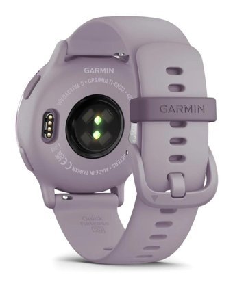Garmin Vivoactive 5 Su Geçirmez 30.4 mm Silikon Kordon Yuvarlak Unisex Akıllı Saat Mor
