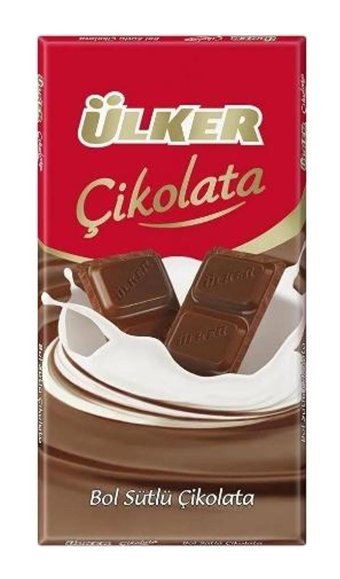 Ülker Tablet Sütlü Çikolata 80 gr 24 Adet