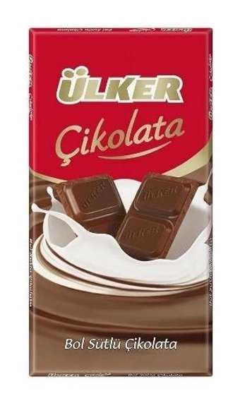 Ülker Tablet Sütlü Çikolata 80 gr 2 Adet
