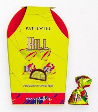 Patiswiss Antep Fıstıklı Pirinç Patlaklı Sütlü Çikolata 200 gr