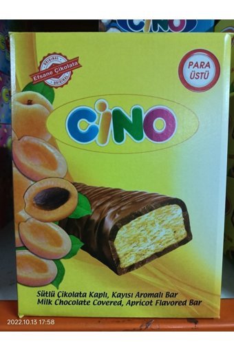 Teras Cino Kayısılı Sütlü Çikolata 10 gr 48 Adet