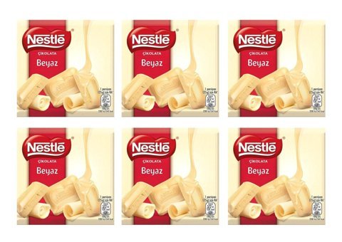 Nestle Damak Kare Beyaz Çikolata 60 gr 6 Adet
